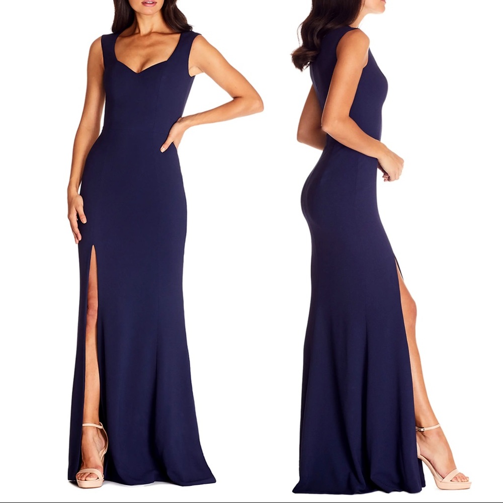 Dress the Population Monroe Side Slit Gown - Size Large